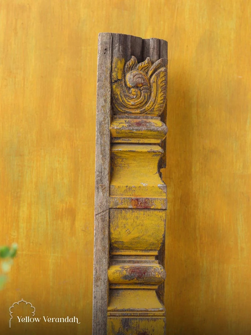 Antique Wooden Carving on Stand