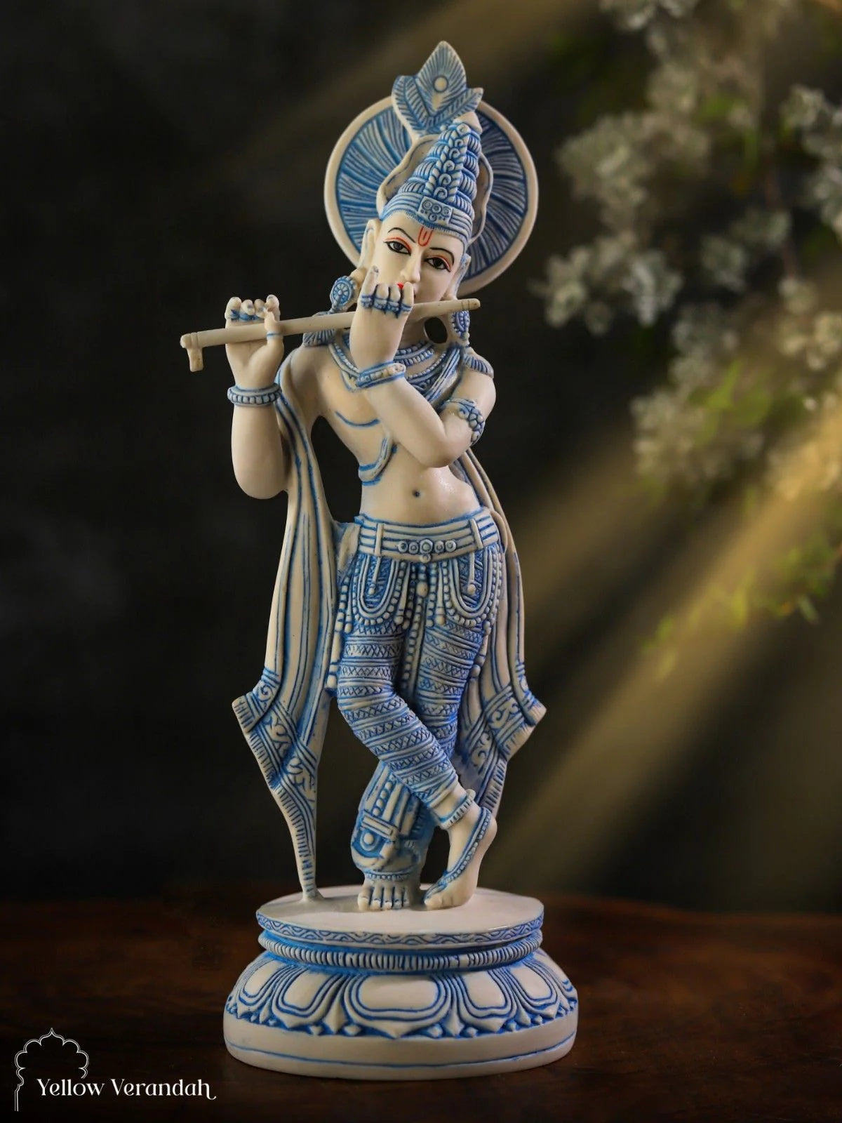 Krishna Sculpture - Marble God Statue