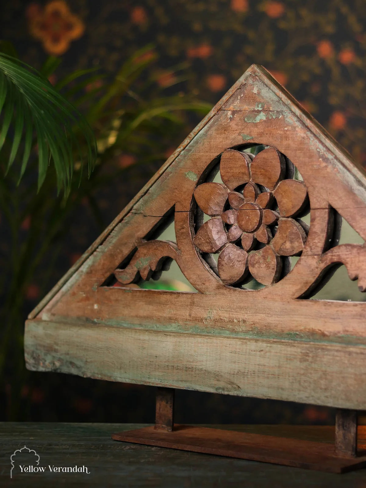 Antique Wooden Carving on Stand