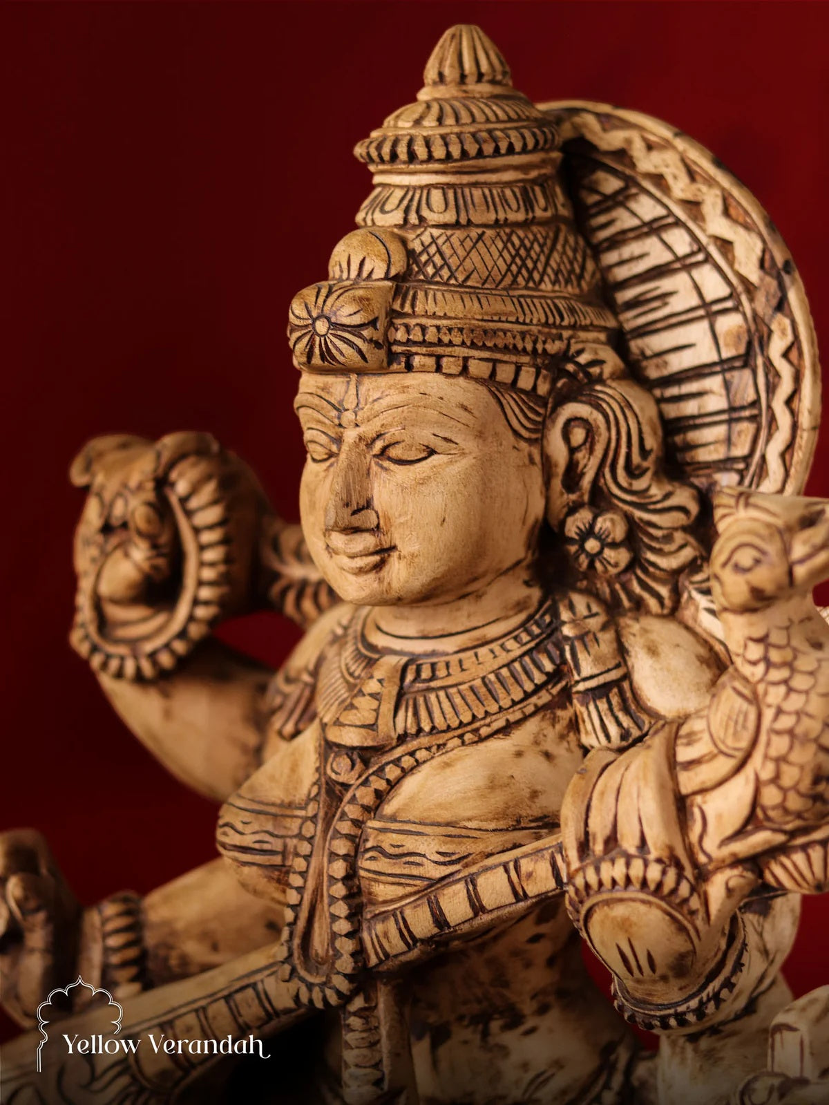 Antique Saraswati Sculpture