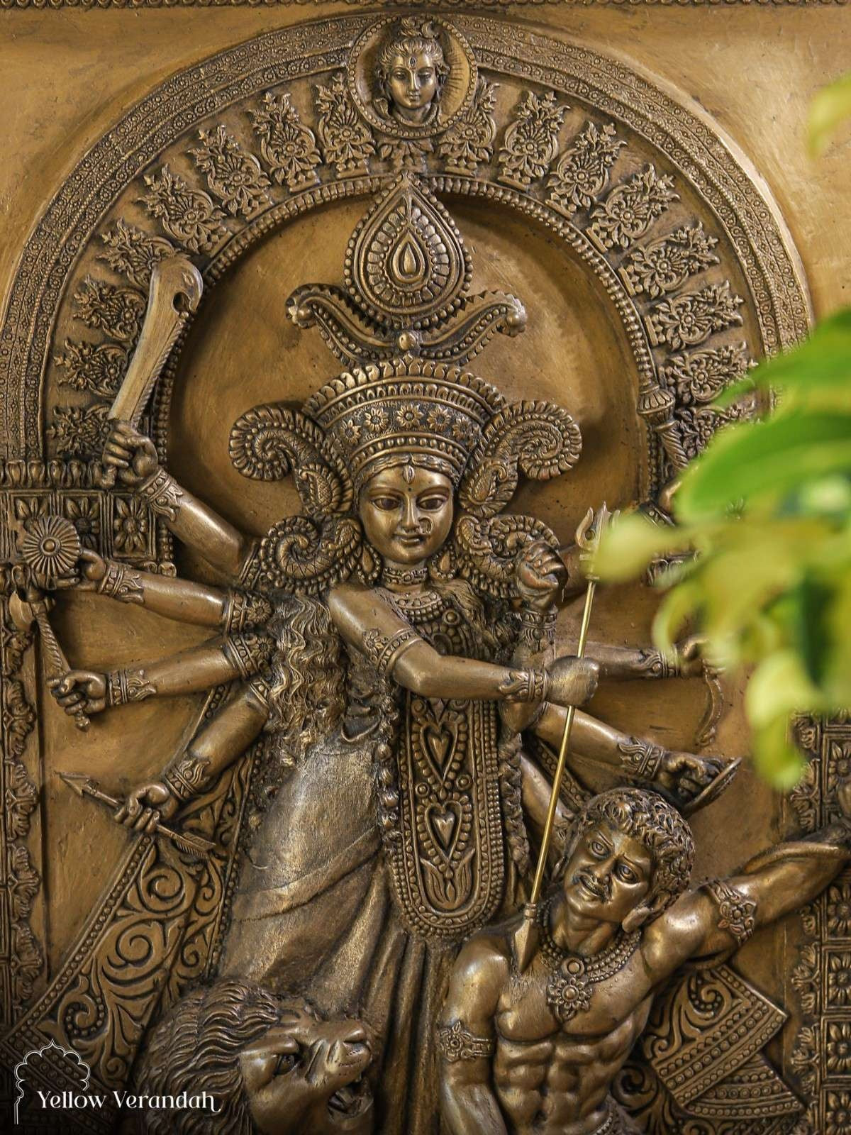 Brass Durga