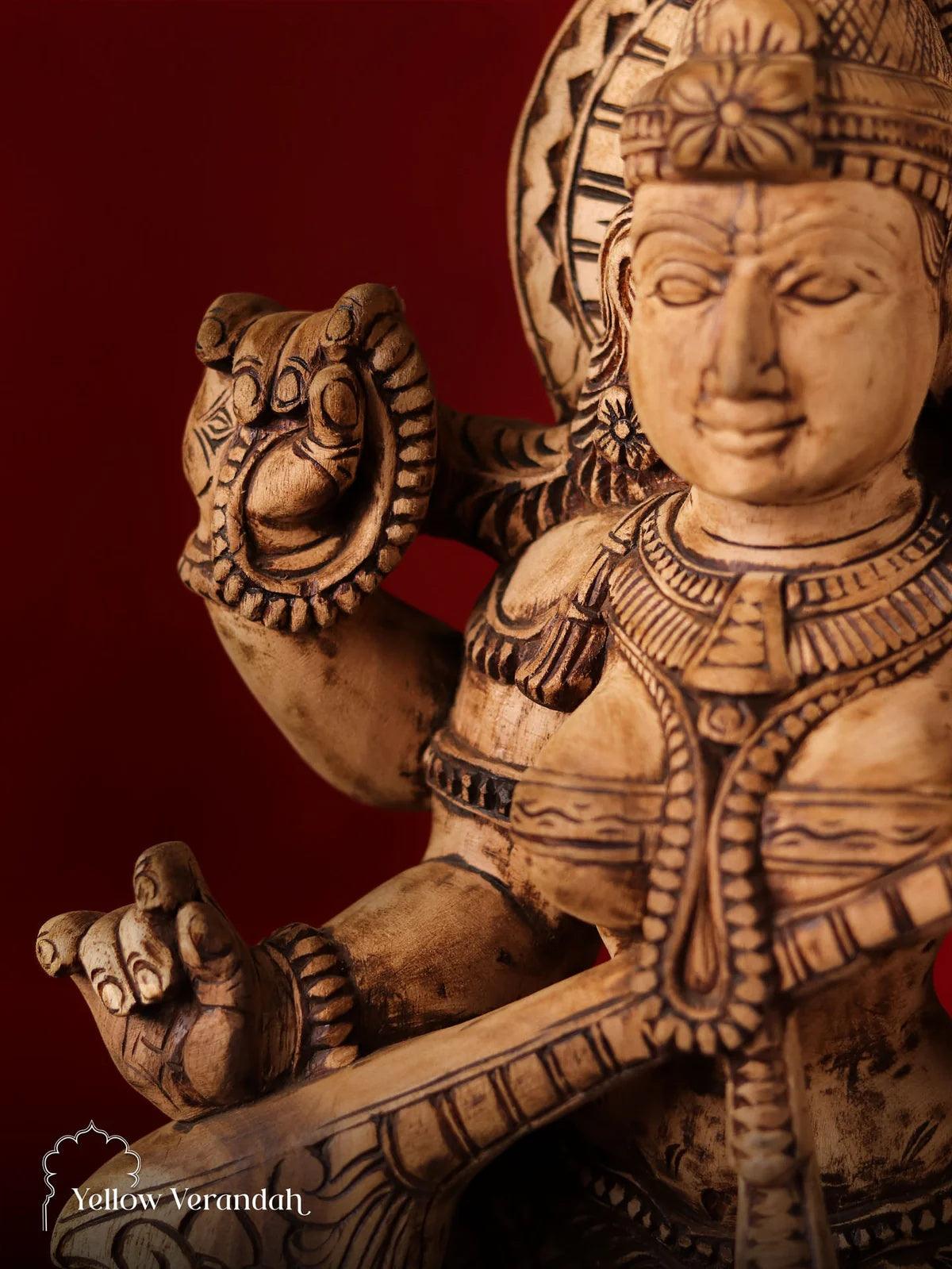 Antique Saraswati Sculpture