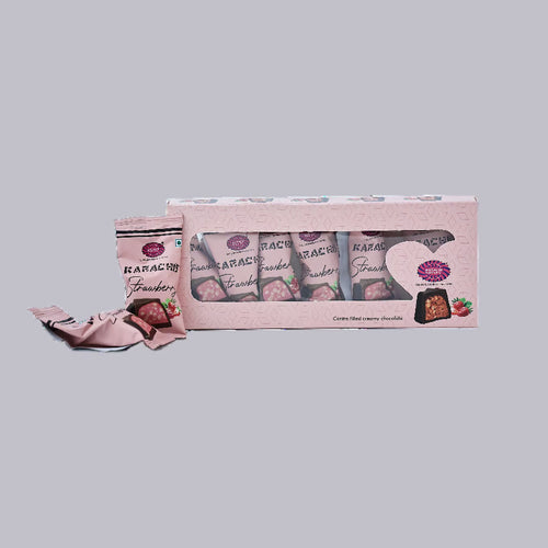 Karachi's Strawberry Bon Bon 60g (6Pcs Box)