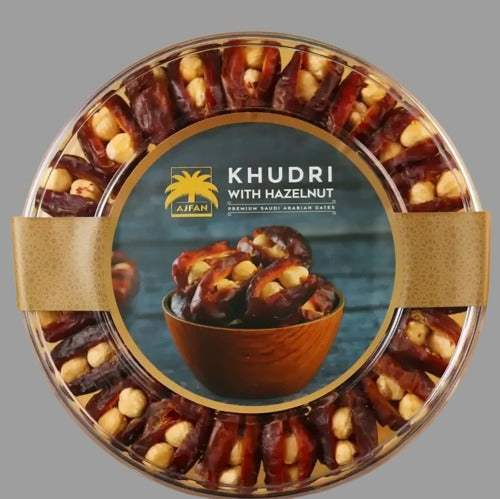 Khudri With Stuffed Hazelnuts | Premium Arabian Dates