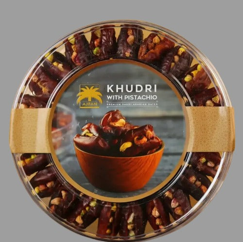 Khudri Dates Stuffed With Pistachio | Premium Saudi Arabian Dates