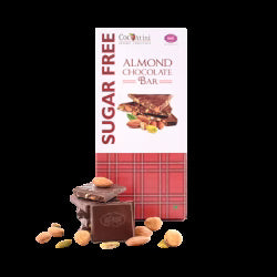 Sugar Free Almond Chocolate Bar 125g