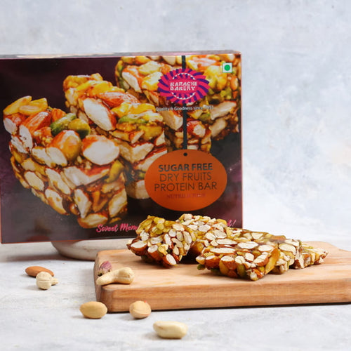 Sugar Free Dry Fruit Protein Bar Nutrilicious 500g