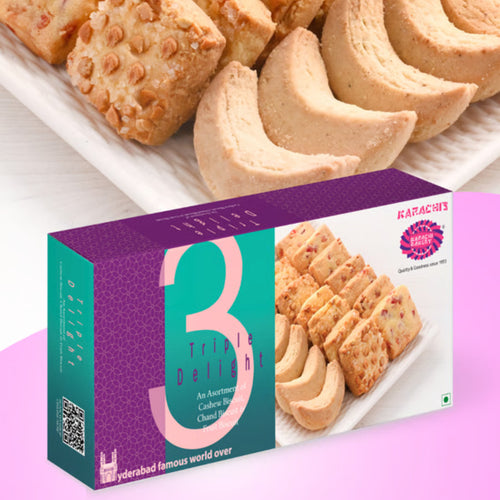 Triple Delight (Cashew, Chand & Fruit) 600g