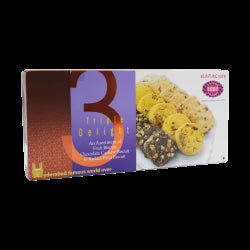 Triple Delight (Fruit, Badam Pista, Chocolate Cashew) - 600gms