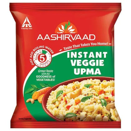 Aashirvaad Instant Veggie Upma Ready to Eat - 60g