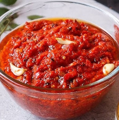 Pandu Mirchi Pachadi - (Redchilli Pickle)