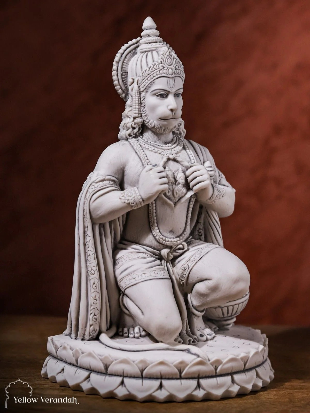 Hanuman Sculpture - Marble God Statue